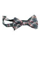 Jos A Bank Mens Blue Red Plaid Bowtie Adjustable Formal Wedding Party Prom - €21,45 EUR
