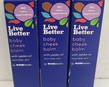 Live Better Baby Cheek Balm With Jojoba Oil Nourishes Skin Exp. 02/25 - £10.34 GBP