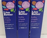 Live Better Baby Cheek Balm With Jojoba Oil Nourishes Skin Exp. 02/25 - $12.86