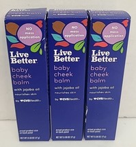 Live Better Baby Cheek Balm With Jojoba Oil Nourishes Skin Exp. 02/25 - $12.86
