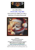 Christmas Kitty – Ginger ~~ Cross Stitch Pattern - £15.68 GBP