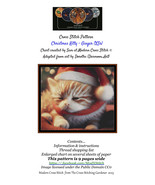 Christmas Kitty – Ginger ~~ Cross Stitch Pattern - £12.66 GBP