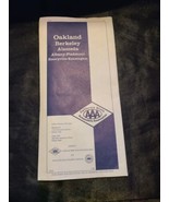 AAA Oakland Berkley Lake Merritt Map - $12.13 CAD