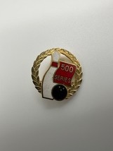 Vintage 500 Series Bowling Lapel Pin 2cm BB7 - $152.80 MXN