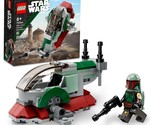 LEGO Star Wars Boba Fett&#39;s Starship Microfighter 75344, Building Toy Veh... - £11.50 GBP