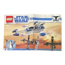 LEGO Star Wars 8015 Assassins Droid Battle Pack Instruction Manual ONLY - £3.14 GBP