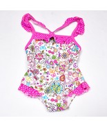 LuvGear Sun Alert Bright Floral Baby Girl&#39;s Swimsuit Size 24 Months - £10.18 GBP