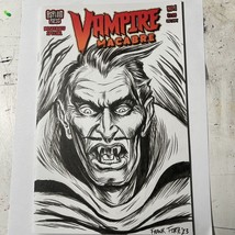 Vampire Macabre #1C Original Sketch Cover Art Frank Forte Tomb Of Dracula - £23.65 GBP