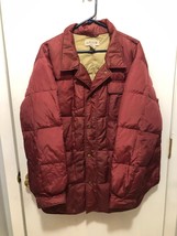 Orvis Mens SZ XL Down Quilted Puffer Jacket Front Snap Pocket Snaps Closed - £39.56 GBP