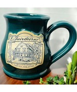 Deneen Pottery Fairthorne B&amp;B Cape May NJ Green Coffee Mug Cup Bubble Mu... - €20,19 EUR