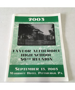 Taylor Allderdice high school 50th year reunion booklet class of 1953 an... - €17,02 EUR