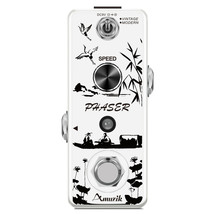 Amuzik Phaser Guitar Effect Pedal Analog Phase Effect Pedal For Electric... - £28.91 GBP