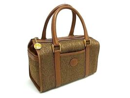 Gucci 000 58 0181 Vintage Canvas and Leather Handbag Tote Women&#39;s Brown - $6,120.15 MXN