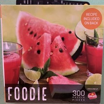Goliath Foodie Watermelon Smoothie 300 piece Jigsaw Puzzle w/ Recipe - $11.76