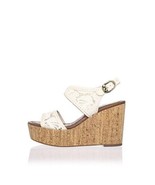 House Of Harlow 1960 Gladys Open Toe Canvas Wedge Sandal, Sz 10, New! - $67.39 CAD