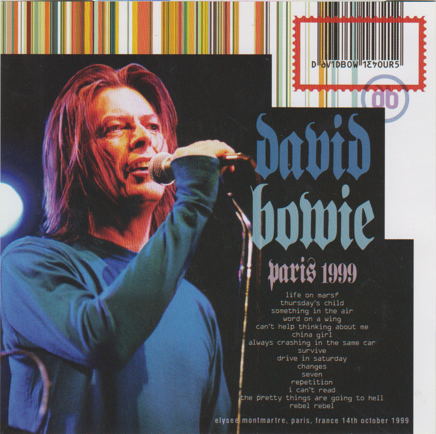 David Bowie Live in Paris 1999 CD/DVD France Soundboard / Pro-shot Rare - $25.00