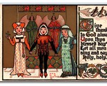 Illuminated Text Medievil Style Christmas Blessings UNP DB Postcard U10 - £3.52 GBP