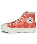 Converse Women&#39;s Chuck Taylor All Star Lift Hi Manta Orange A02233C - £27.40 GBP+