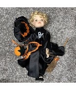 Halloween Witch porcelain Doll 14&quot; Bewitching Doll  - $18.84 CAD
