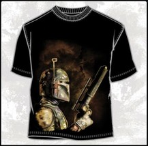 Star Wars Boba Fett The Bounty Hunter Figure Side View T-Shirt NEW UNWORN - £15.79 GBP