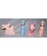 Vintage Lot of 4 Disney Items-Thin Plastic Pluto Rattles, Mickey, Piglet... - $41.14 CAD