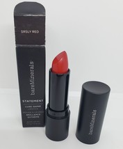 New bareMinerals Statement Luxe Shine Lipstick Srsly Red Full Size 3.5g ... - £7.69 GBP