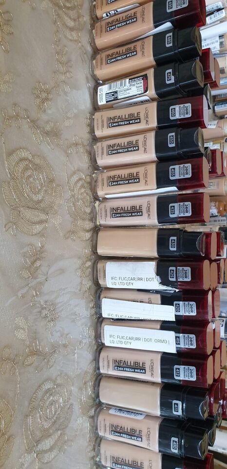 L'OREAL Infallibl FOUNDATION (☝Opened Item) UP TO 24H WEAR SPF 25 CHOOSE Color - $7.99