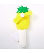 Hand Crank Spin Fan for Kids Portable Handheld Manual Pineapple Summer Cool - $9.46