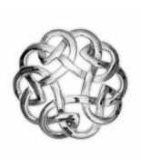 Celtic Knot Work  Sterling Silver Brooch - 2042 - $83.38