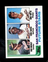 1982 TOPPS #171 GIANTS ROOKIES BRENLY/DAVIS/TUFTS EXMT (RC) NICELY CENTE... - $6.37