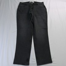 NEW Hollister 15 Long 32 x 33 Curvy High Rise 90s Vintage Straight Black Jeans - £23.59 GBP