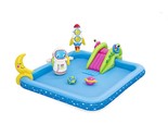 H2OGO! Little Astronaut Square Inflatable Kiddie Pool Play Center with S... - £79.79 GBP