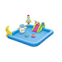 H2OGO! Little Astronaut Square Inflatable Kiddie Pool Play Center with S... - $100.99