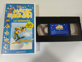 The Mountain Magic English Entdecke el English con WALT DISNEY VHS Kasse... - $199.39 MXN