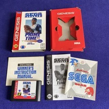 Prime Time NFL Starring Deion Sanders (Sega Genesis) Cardboard Complete Tested! - £13.03 GBP