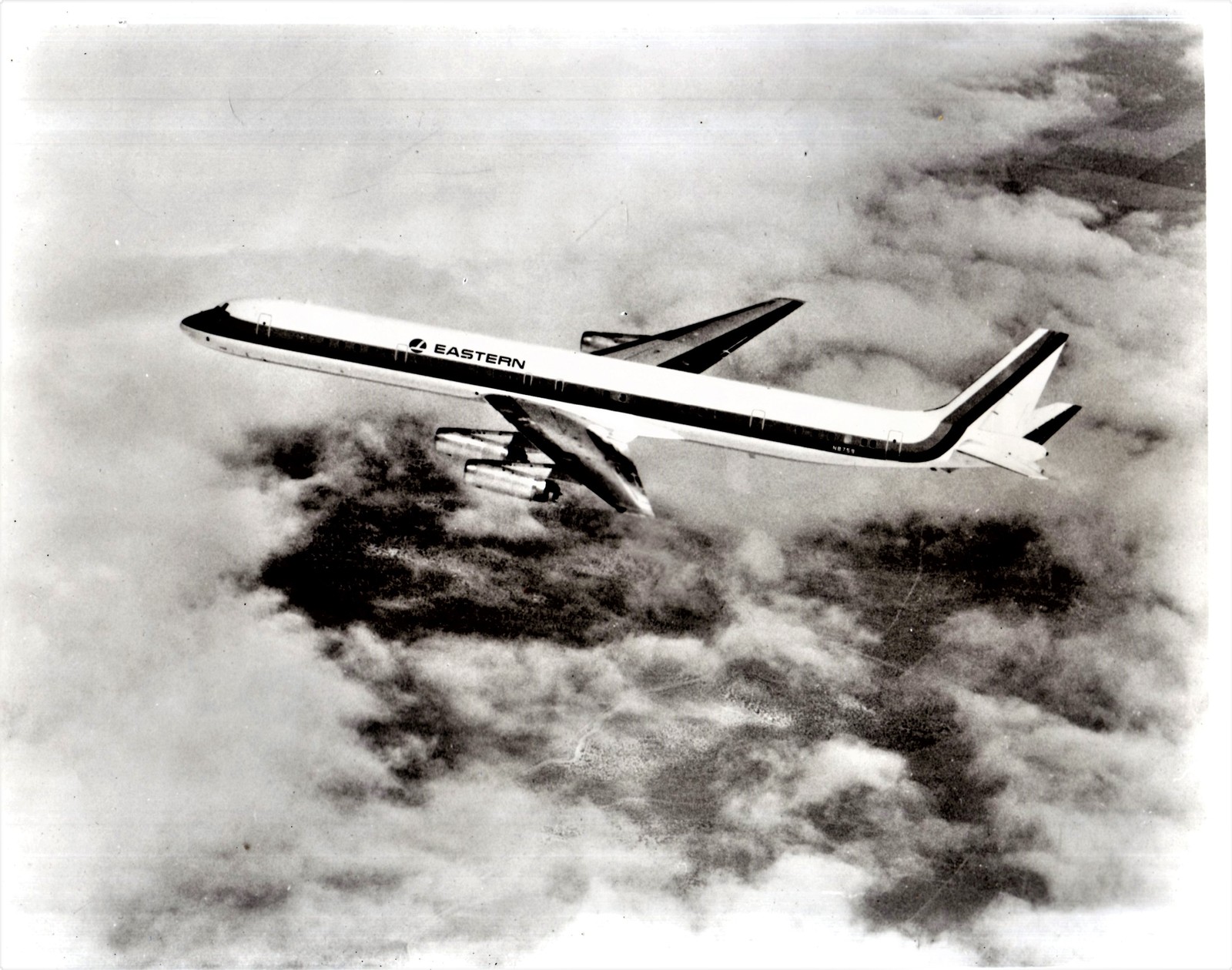 Photographs - 707 Eastern Airlines  (2) Vintage 8 X 10 Photo - $3.75