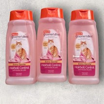 3 x Hartz Cat Shampoo Extra Gentle Hairball Control Fresh Scent 15 fl oz EA - £27.24 GBP