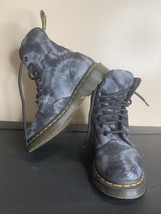 Dr. Martens 1460 Pascal Tie Dye Printed Suede Black 8 Eye Boots Women’s ... - $49.95