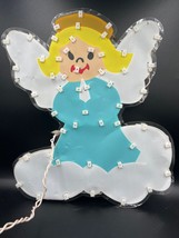 Noma Expressions Angel On Cloud 52 Light Indoor Christmas Window Decor - $18.37