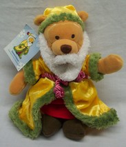 Disney Winnie The Pooh Bear Samichlaus Swiss Santa 8&quot; Bean Bag Stuffed Toy - $18.32