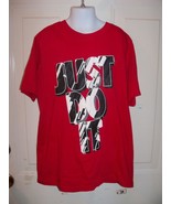 NIKE JUST DO IT RED T-SHIRT SIZE M BOY&#39;S EUC - £11.69 GBP