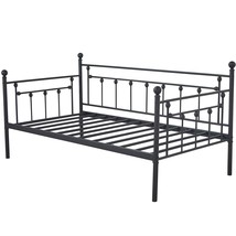 Twin size Classic Black Metal Daybed Frame - £224.38 GBP