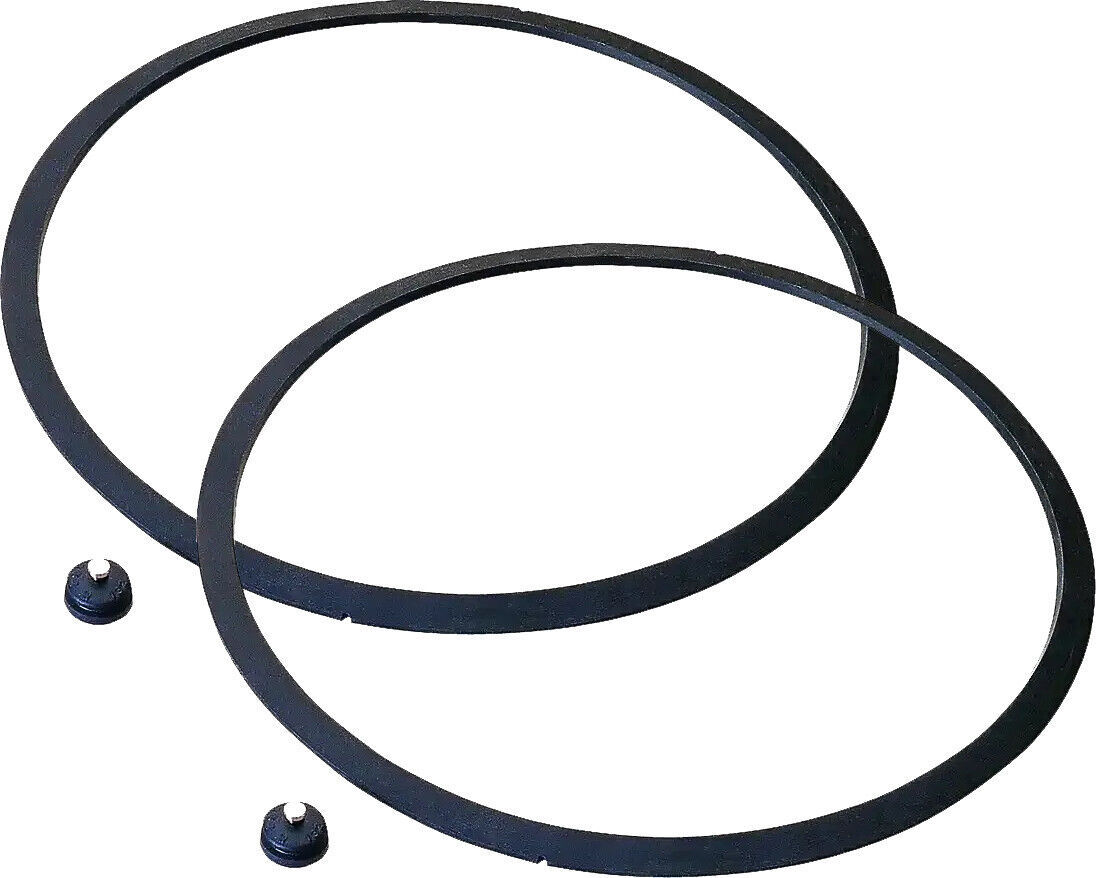 LOT of 2 Presto Pressure Cooker Sealing Ring Gasket + Automatic Air Vent 09908 - $22.72