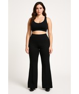 Spanx by Sara Blakely Black Wide Leg Dress Pants Womens Sz M Pull On Str... - €22,89 EUR