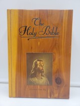 Mammoth Cave Holy Bible With Cedar Box King James Version Dictionary Study Help - £54.29 GBP