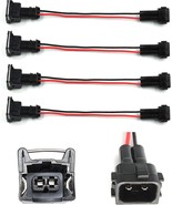 Injector Adaptors Plugs Connectors Harness OBD2 TO OBD1 EV1 Fuel Injecto... - $329.52 MXN