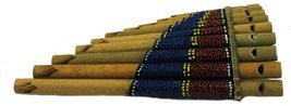 FAIR TRADE INDONESIAN BAMBOO PANPIPES HARMONICA pan pipes LUK15 - £20.77 GBP