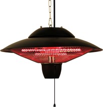 Black Indoor/Outdoor Ceiling-Mounted Electric Patio Heater From Ener-G. - £136.95 GBP