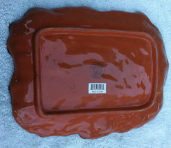 Appletree Designs tree bark and strawberries ceramic plate image 3