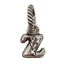 Authentic Brighton ABC Letter Z Charm, J9062Z, Silver Finish,  New - $8.08